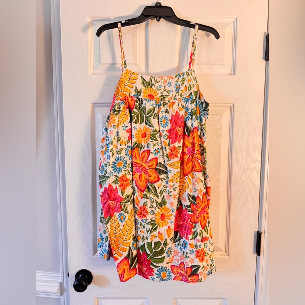 Floral Dress with Straps